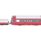 Trix 22992 HO Scale DB 59.9 Rail Bus w/ Single Axle Trailer Car NIB