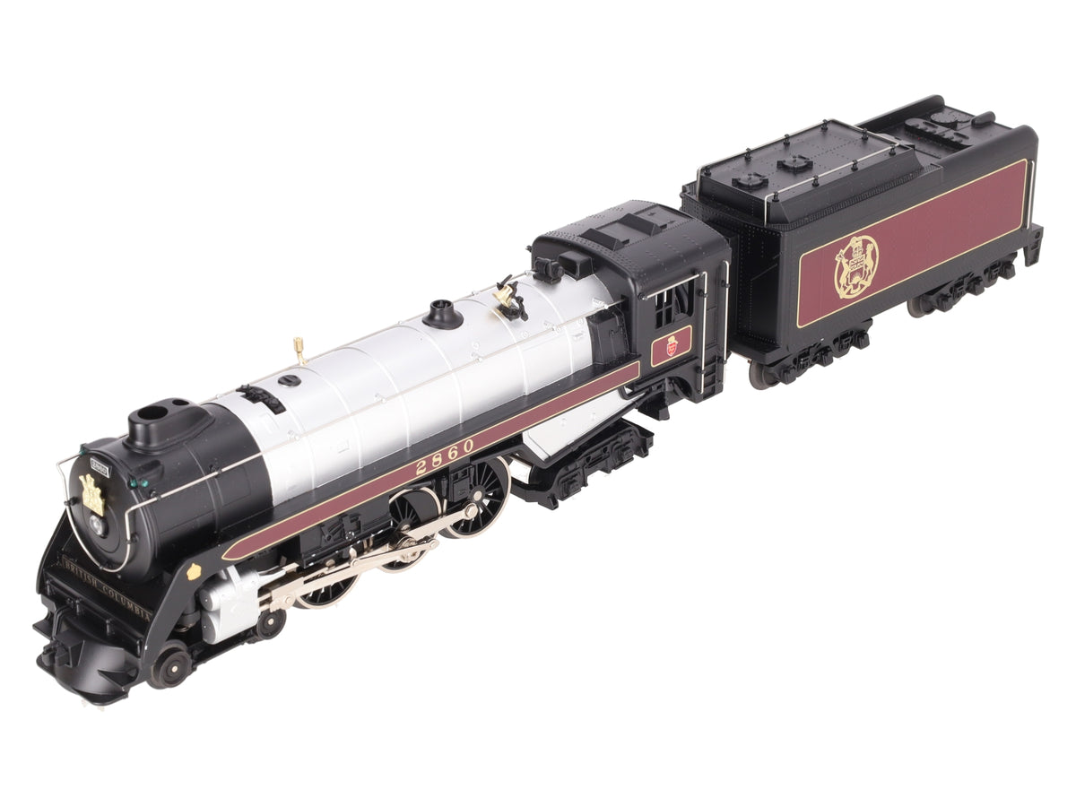 MTH 30-1169-0 O 4-6-4 Royal Hudson Steam Engine & Tender w/Loco Sound #2860 EX/Box