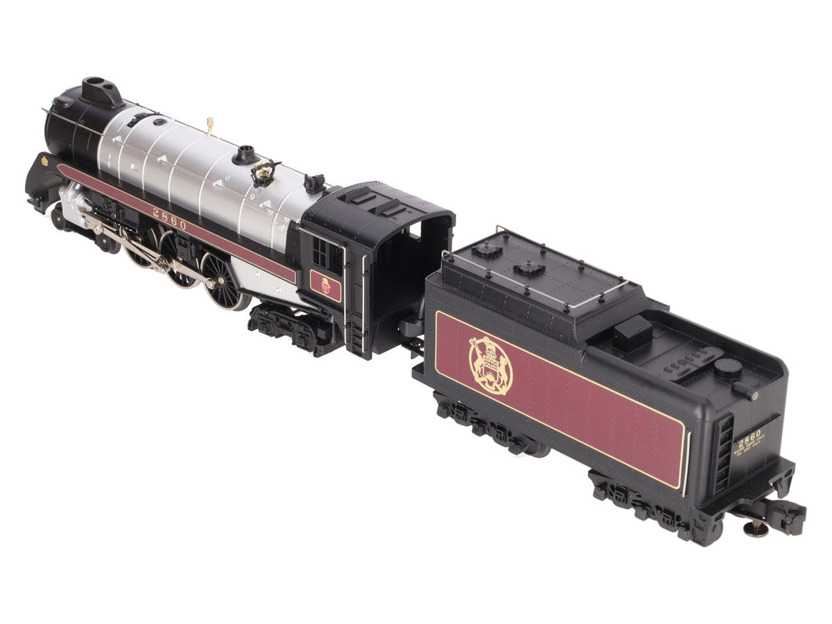 MTH 30-1169-0 O 4-6-4 Royal Hudson Steam Engine & Tender w/Loco Sound #2860 EX/Box