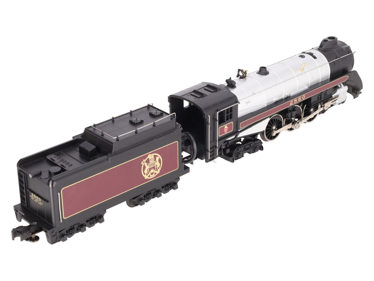 MTH 30-1169-0 O 4-6-4 Royal Hudson Steam Engine & Tender w/Loco Sound #2860 EX/Box