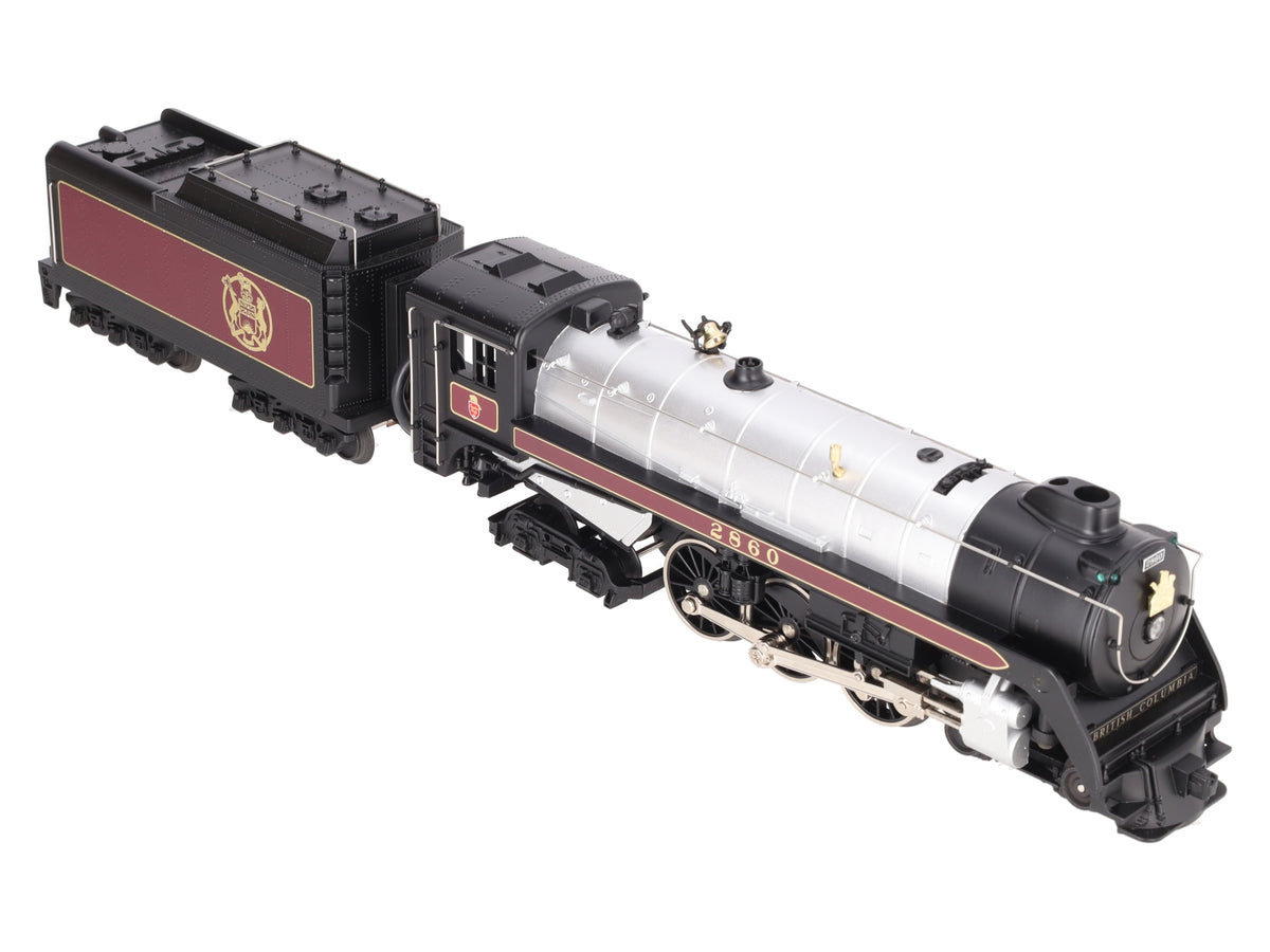 MTH 30-1169-0 O 4-6-4 Royal Hudson Steam Engine & Tender w/Loco Sound #2860 EX/Box