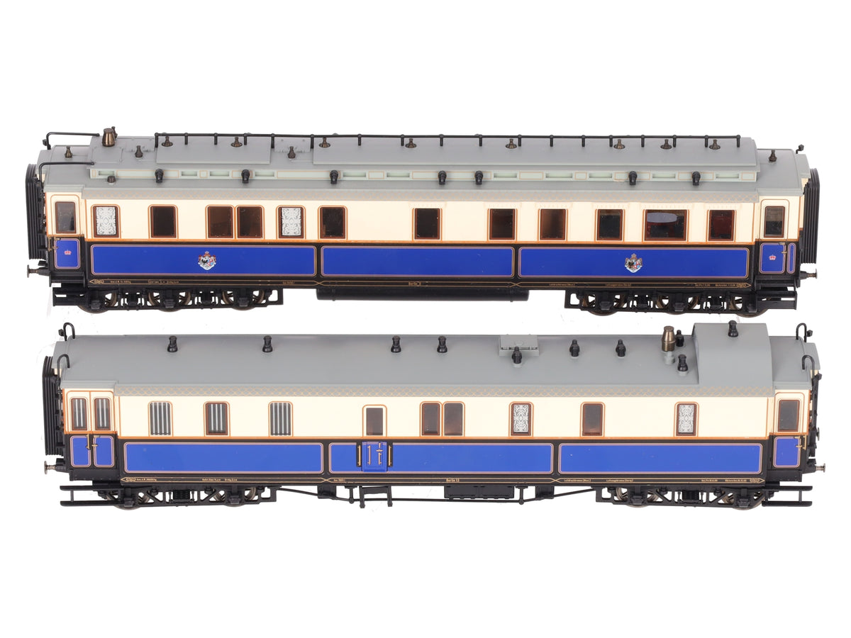 Marklin 2681 HO Scale Kaiser Wilhelm II Imperial Court 2-Car Set EX/Box