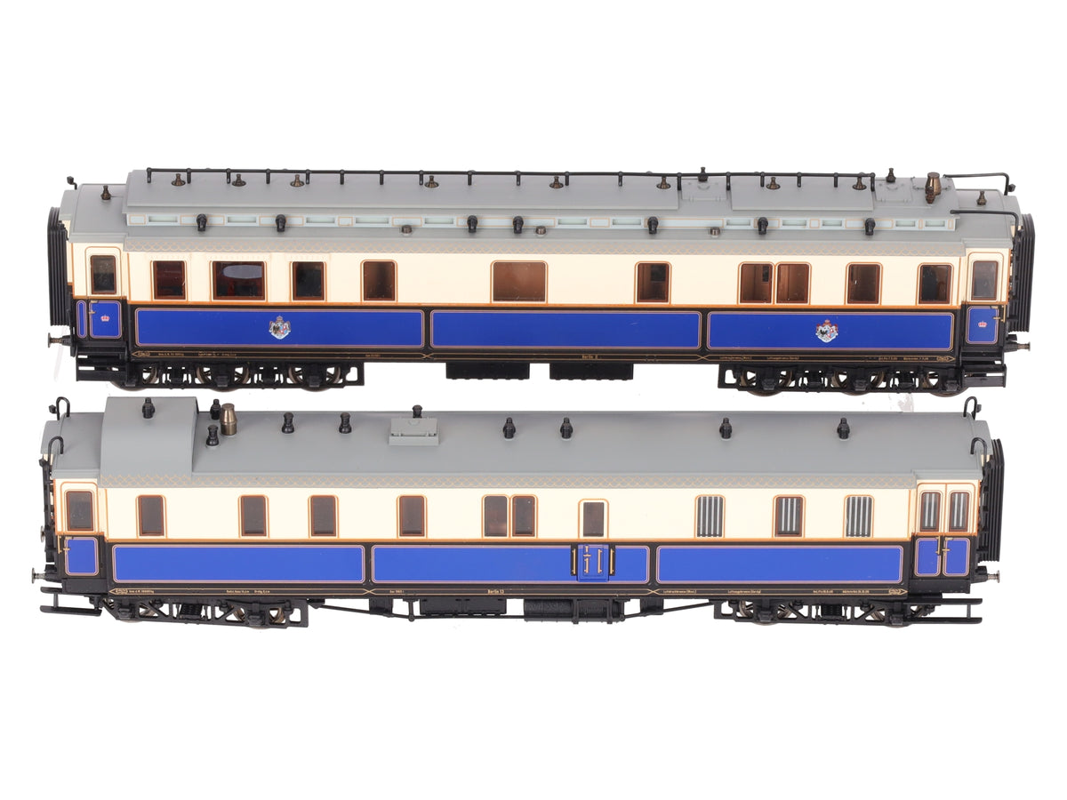 Marklin 2681 HO Scale Kaiser Wilhelm II Imperial Court 2-Car Set EX/Box