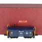 Right-of-Way 2802 O Gauge BRASS Baltimore & Ohio Caboose- 3-Rail EX/Box