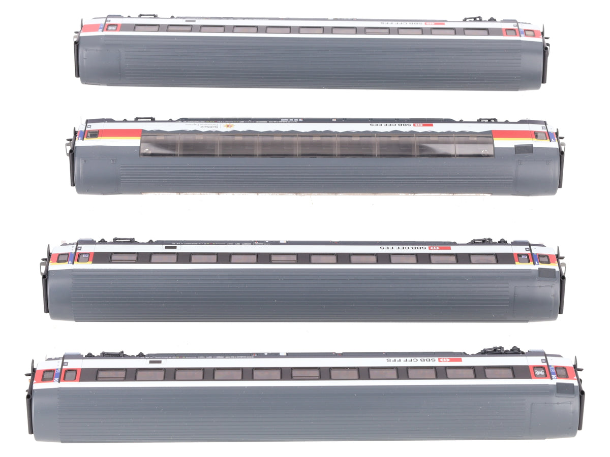Marklin 43651 HO Swiss Federal Railways Type EW IV Passenger Cars (Set of 4) LN/Box