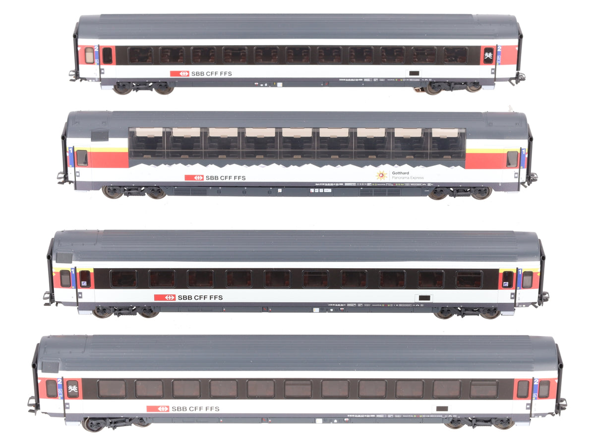 Marklin 43651 HO Swiss Federal Railways Type EW IV Passenger Cars (Set of 4) LN/Box