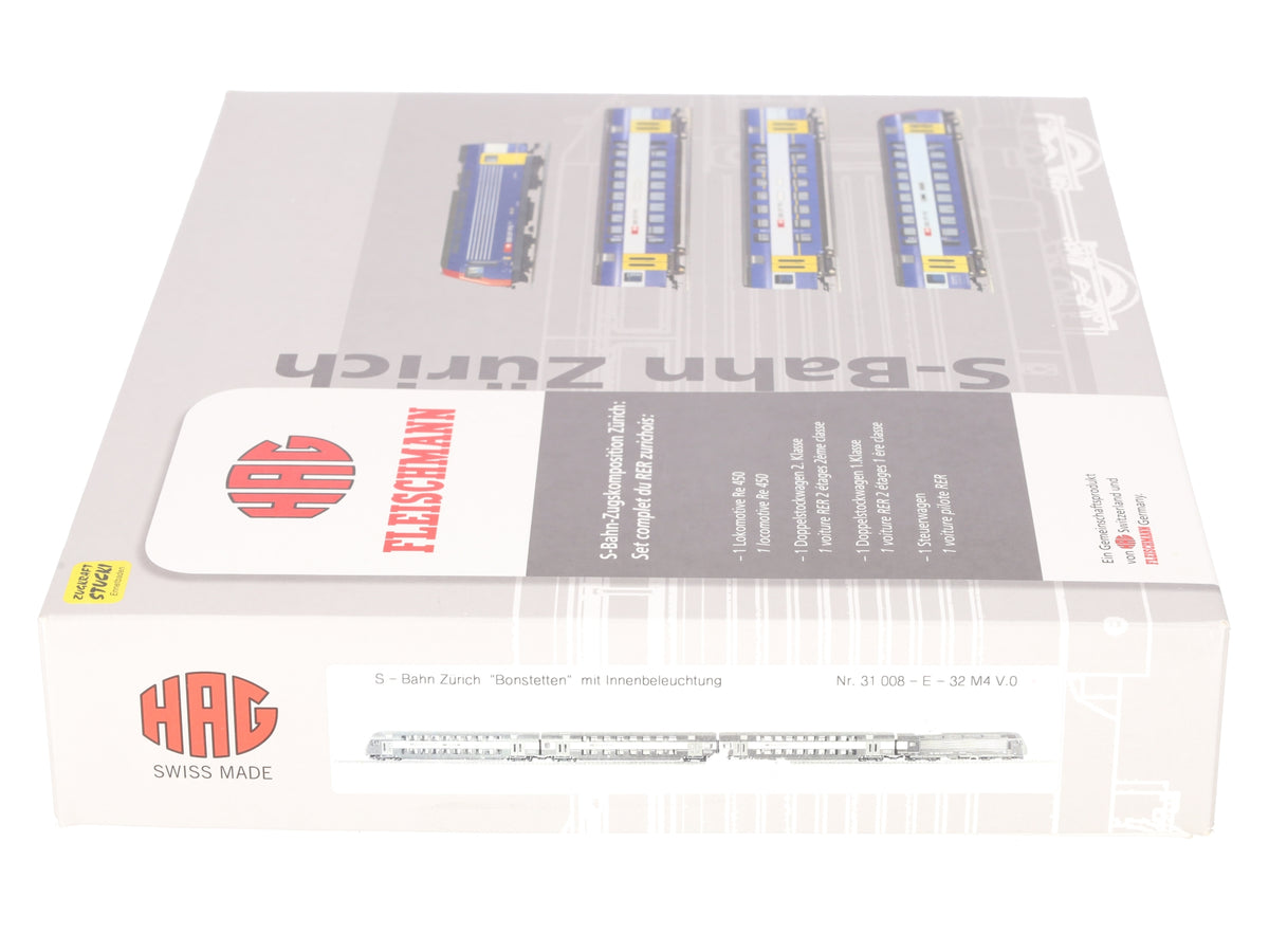 HAG 055 HO Gauge S-Bahn Zurich Electric Passenger Train Set NIB