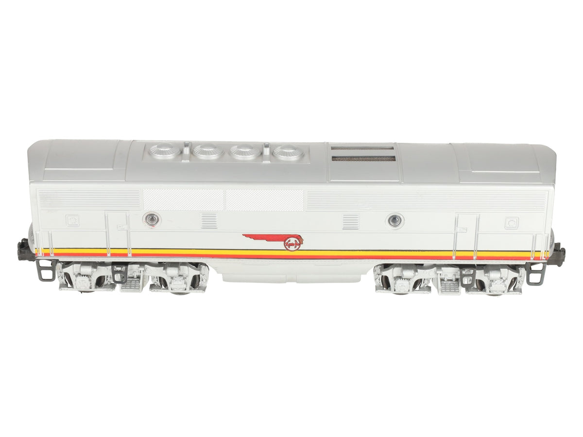 Lionel 2343C Vintage O Santa Fe F-3 Screen Top Non-Pwd. B-Unit Diesel Locomotive