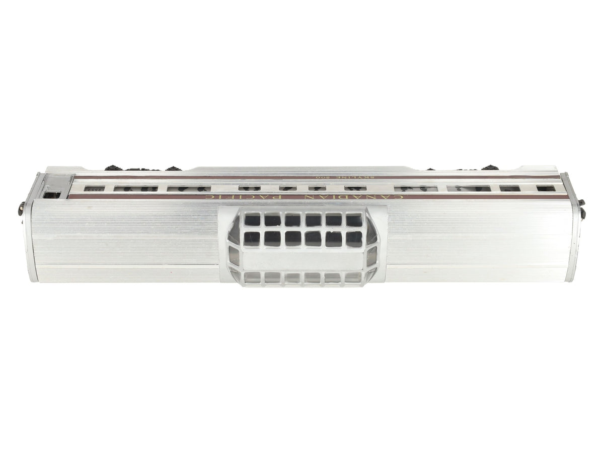 Lionel 2552 Vintage O Canadian Pacific Skyline 500 Aluminum Vista Dome Car EX