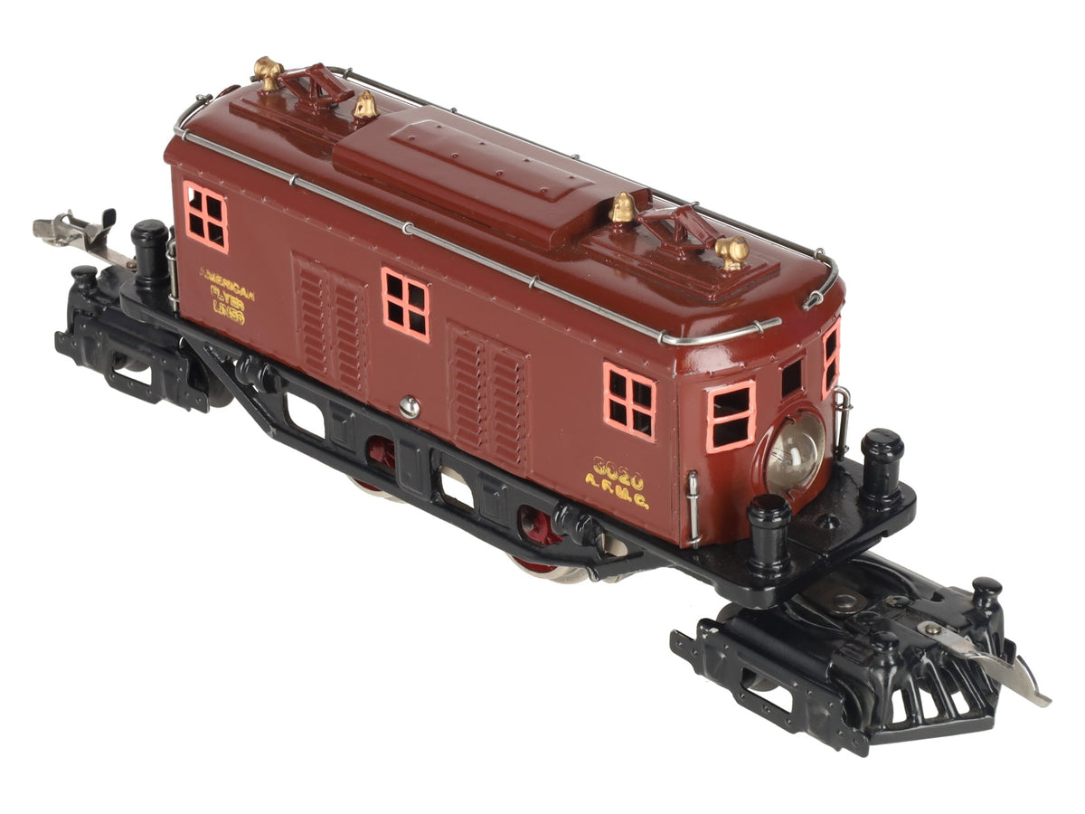 American Flyer 3020 Vintage O Prewar Box Cab Locomotive