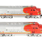 Lionel 2343 Vintage O Gauge Santa Fe F3 AA Diesel Locomotive Set