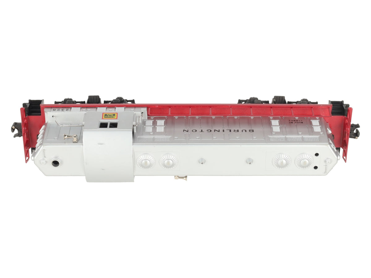 Lionel 2328 Vintage O Burlington GP-7 Powered EMD Diesel Locomotive VG