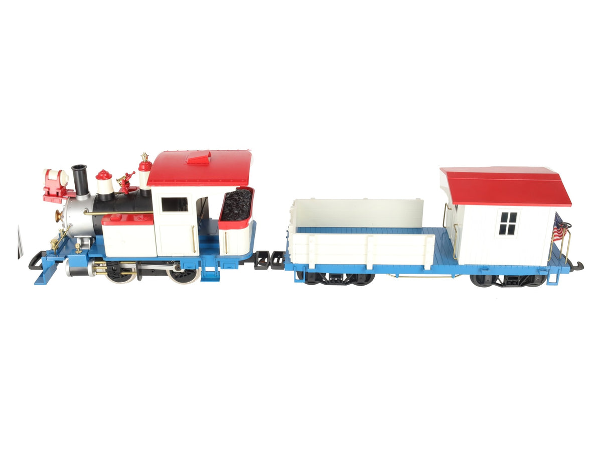Heartland 06003 G Scale Undecorated Steam Locomotive & Work Caboose EX