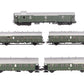 Marklin 43144 HO Scale Class E 44.5 Passenger Car Set (Set of 5) NIB