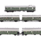 Marklin 43144 HO Scale Class E 44.5 Passenger Car Set (Set of 5) NIB