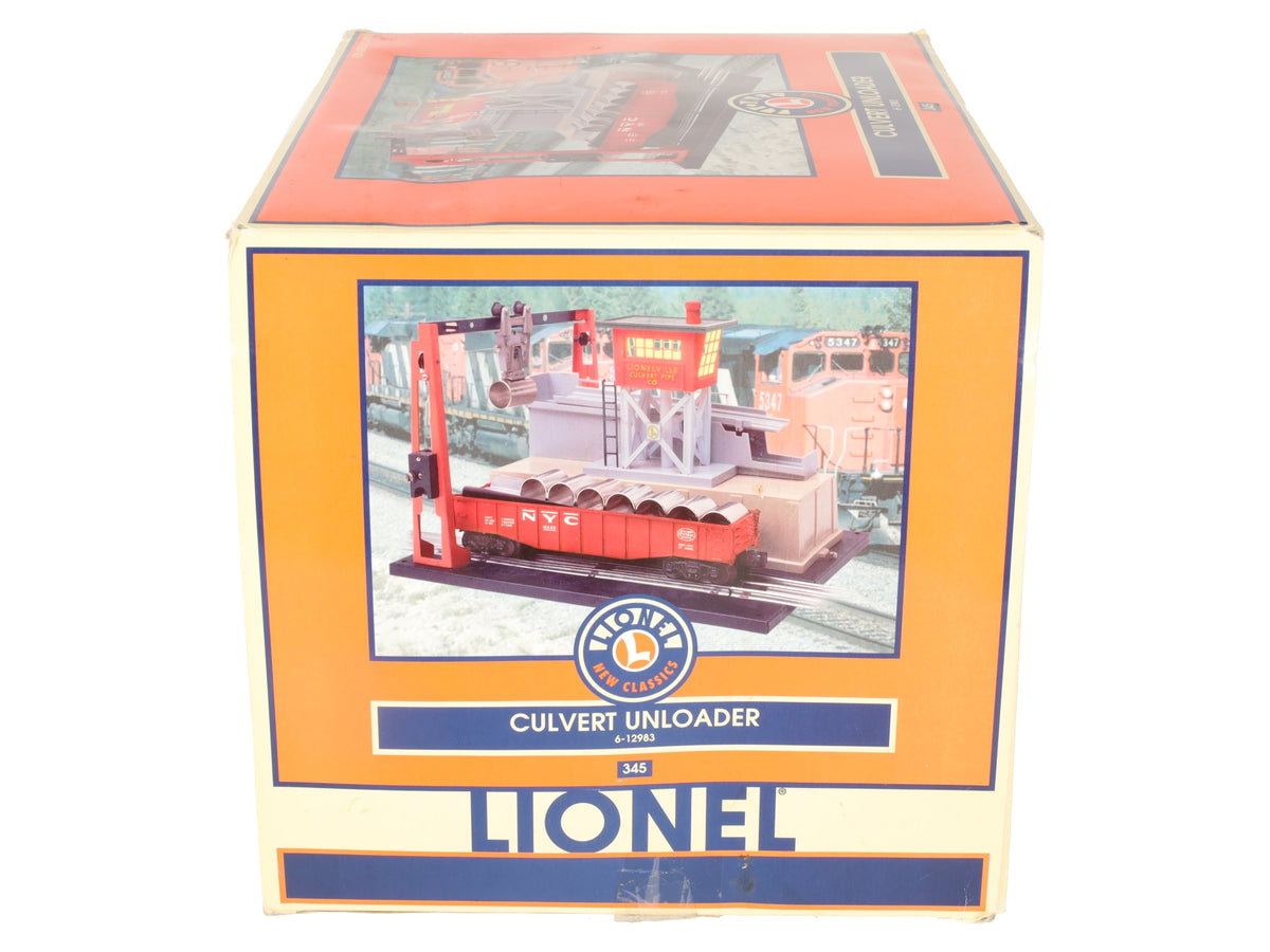 Lionel 6-12983 O Gauge Culvert Unloader - Conventional Version EX/Box