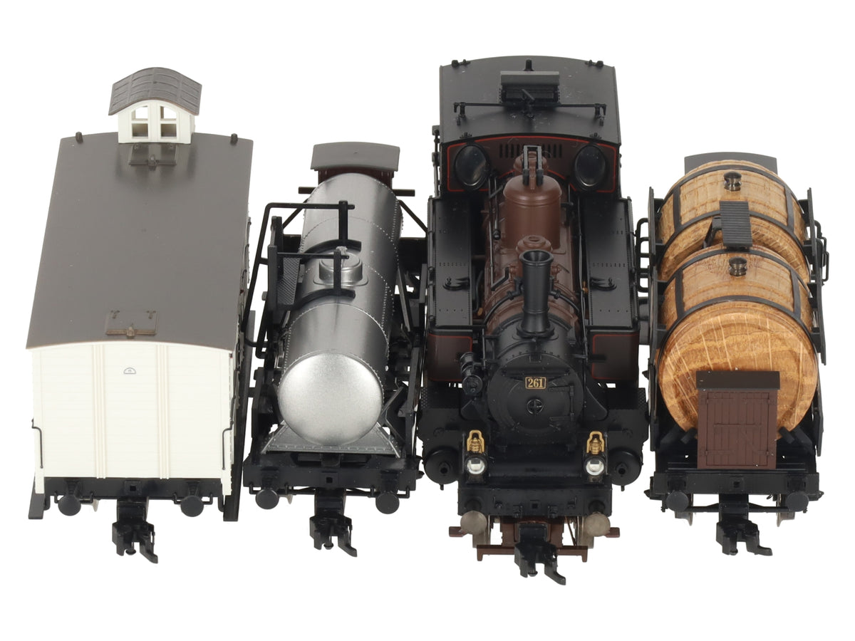Trix 21248 HO Scale German Railways Locomotive & Freight Car Set NIB