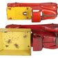 Marx Vintage Pressed Steel Red & Yellow Dump Truck & Flatbed Truck [2] VG
