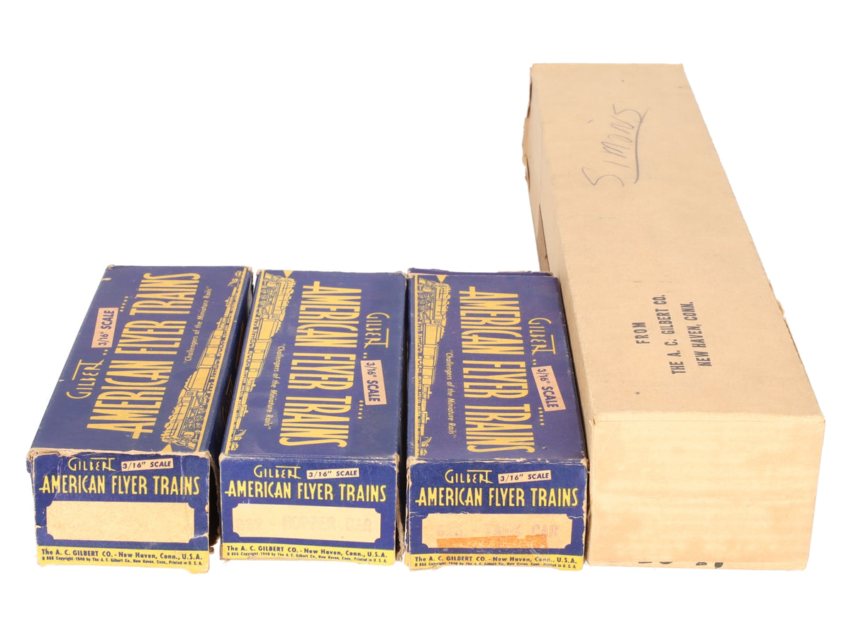 American Flyer 4607 Vintage S Pennsylvania Freight Train VG/Box