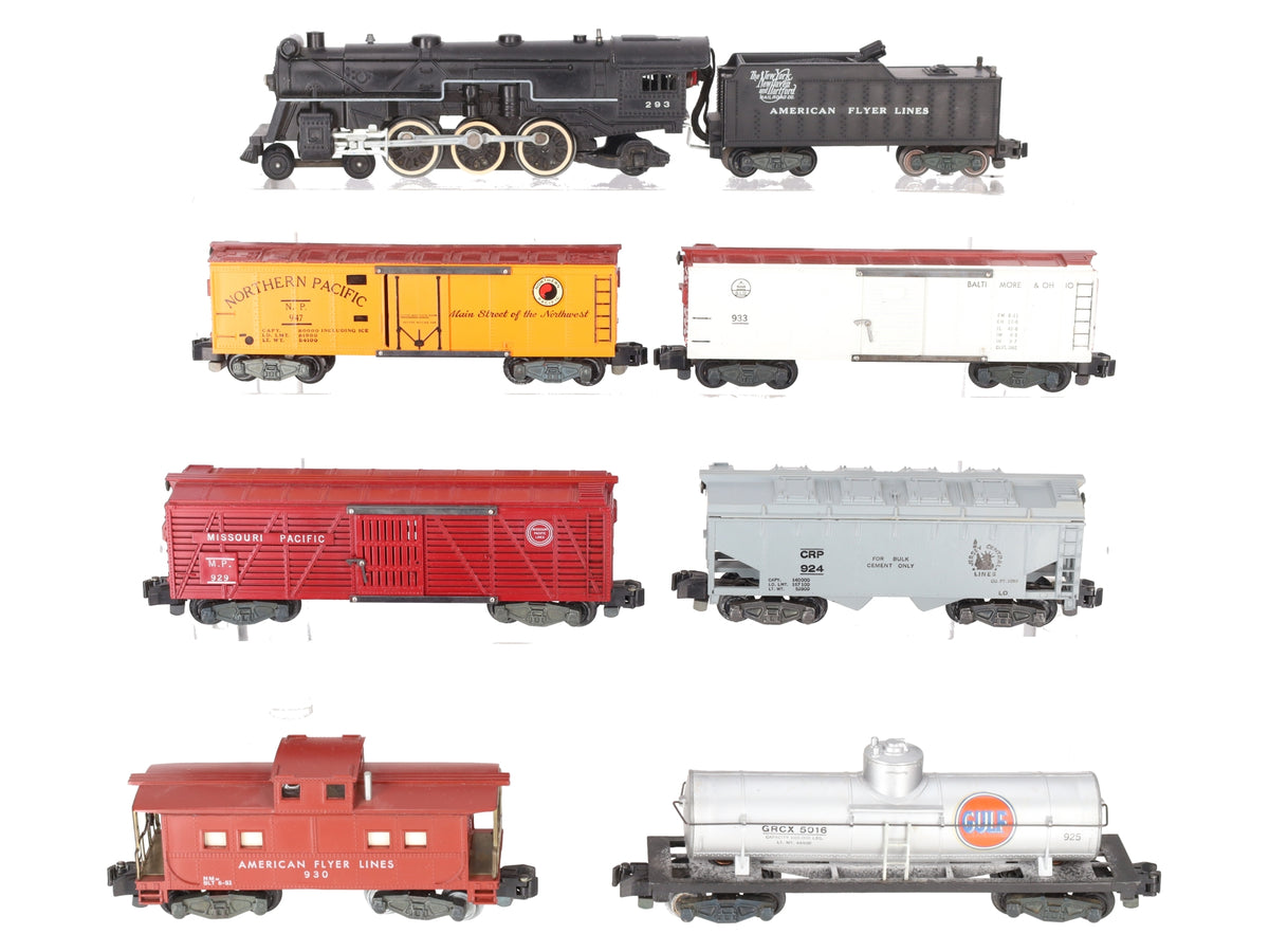 American Flyer K5329 Vintage S Meteor Steam Set VG/Box