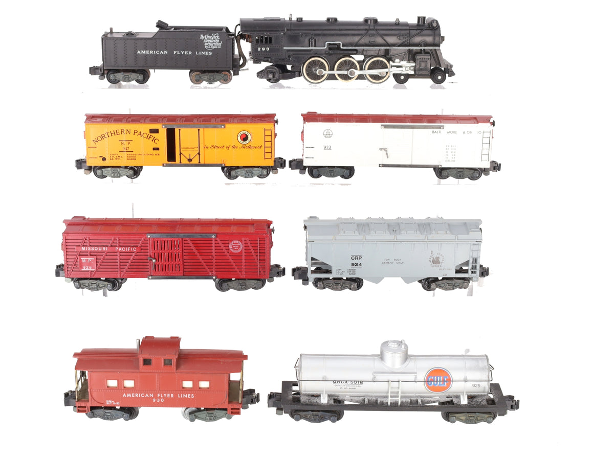 American Flyer K5329 Vintage S Meteor Steam Set VG/Box