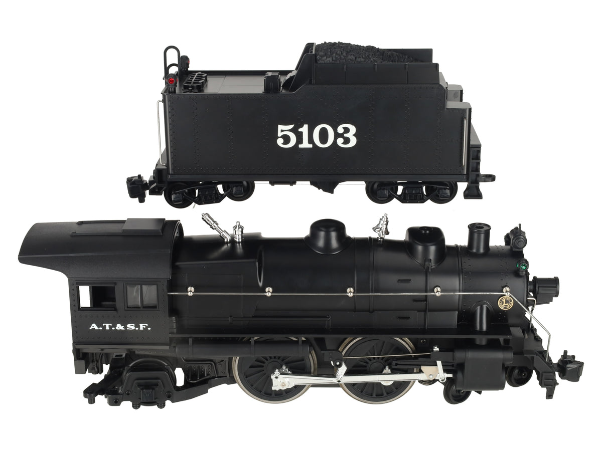 Lionel 8-85103 G Scale AT&SF 4-4-2 Steam Locomotive & Tender EX/Box