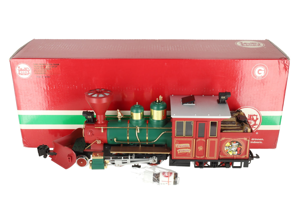 LGB 24253 Christmas 2-4-4T Forney-Type Steam Locomotive - DCC Ready EX/Box