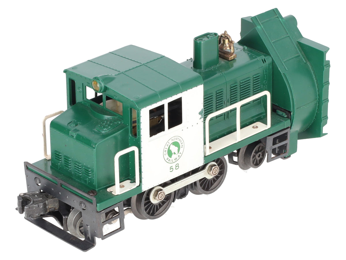 Lionel 58 Vintage O Great Northern Rotary Snow Plow EX