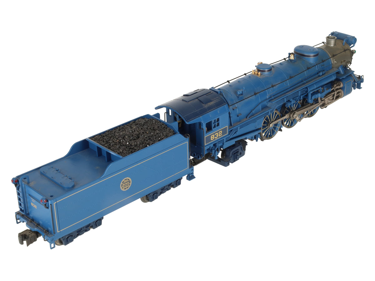 Lionel 6-11335 O Jersey Central Blue Comet 4-6-2 Pacific Steam Locomotive #832 EX/Box