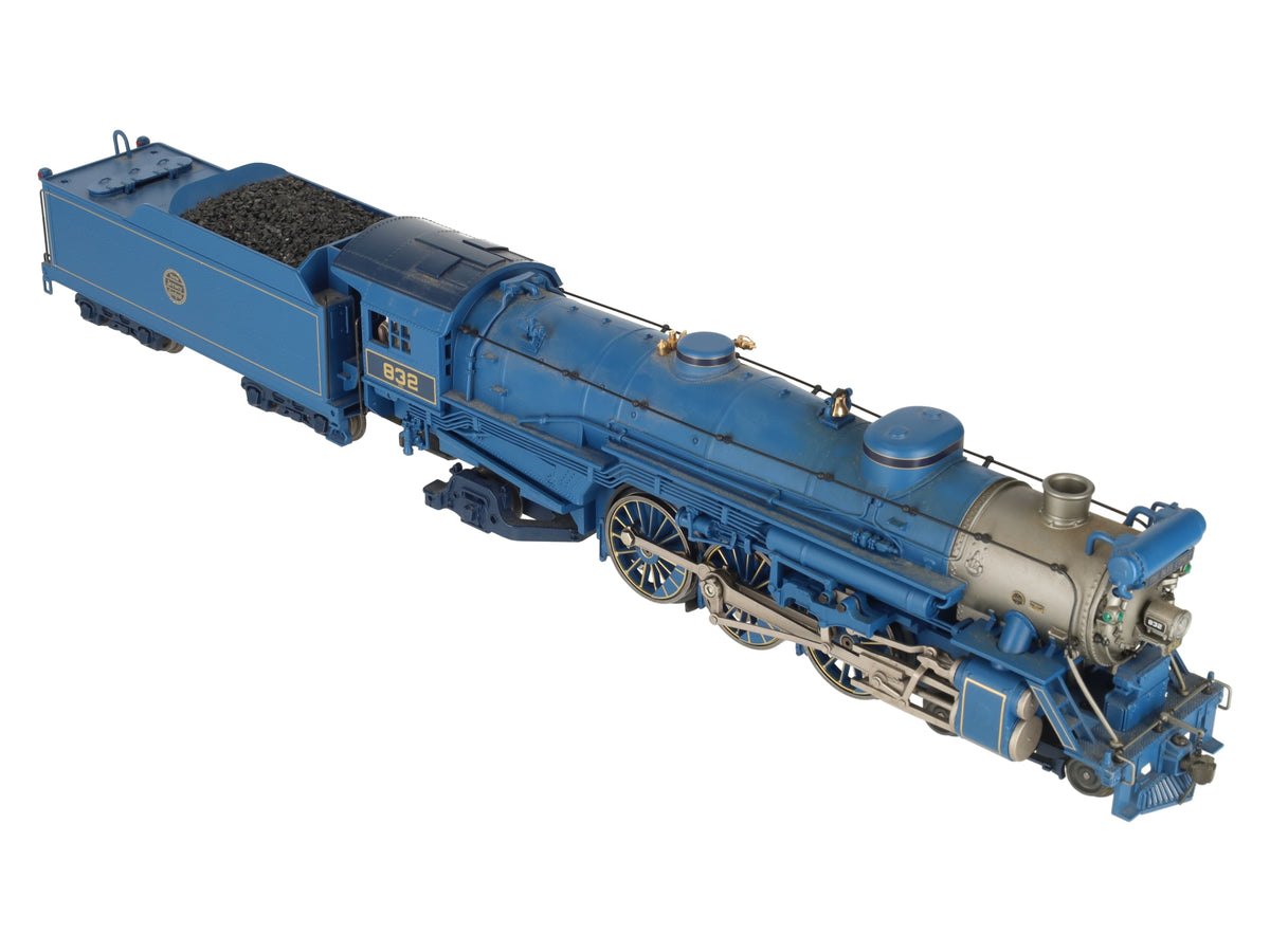 Lionel 6-11335 O Jersey Central Blue Comet 4-6-2 Pacific Steam Locomotive #832 EX/Box