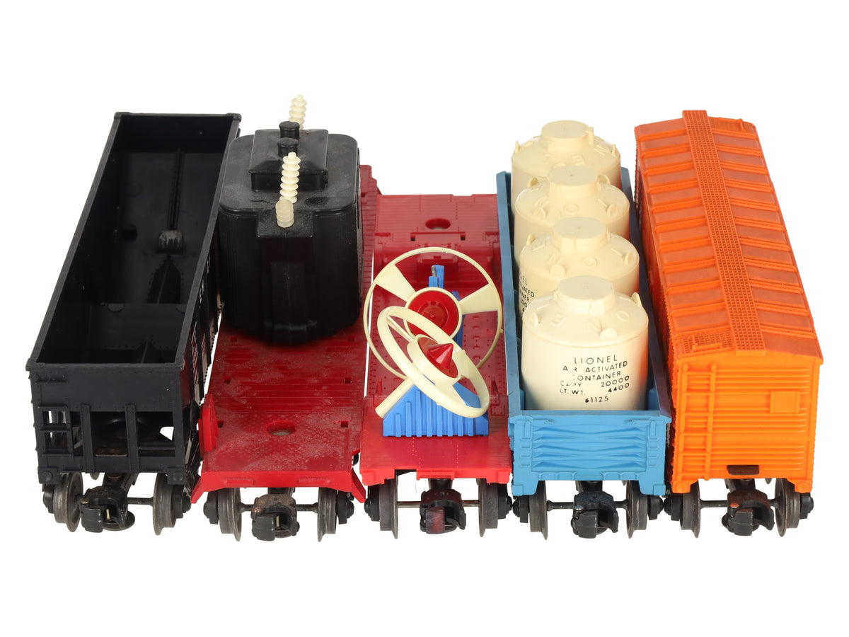 Lionel Vintage O Gauge Train Cars 6024, 25000, 6818, 6112, 3349 [5] VG