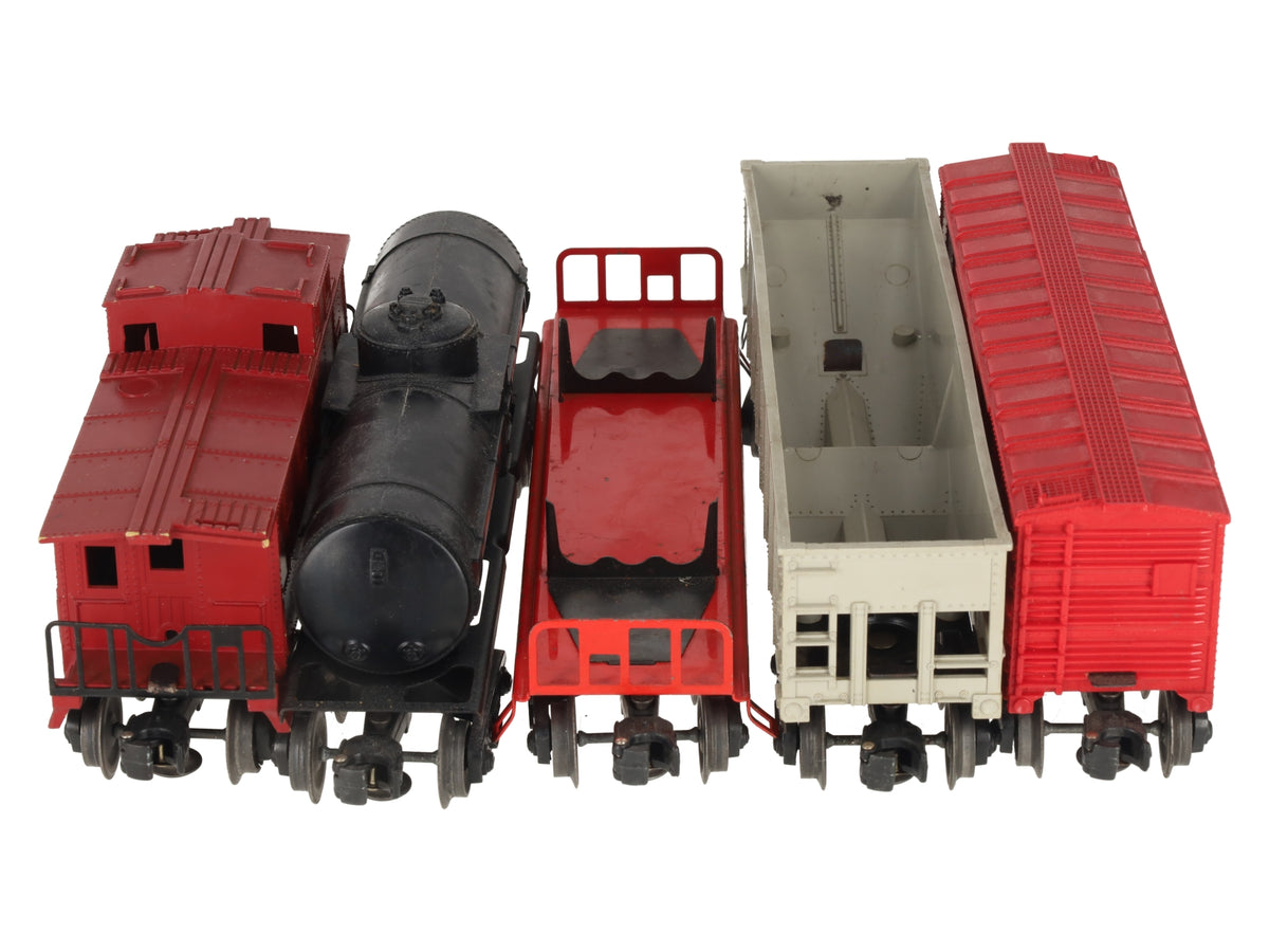Lionel Vintage O Gauge Train Cars 6121, 6025, 6014, 6017, 25000 [5] VG