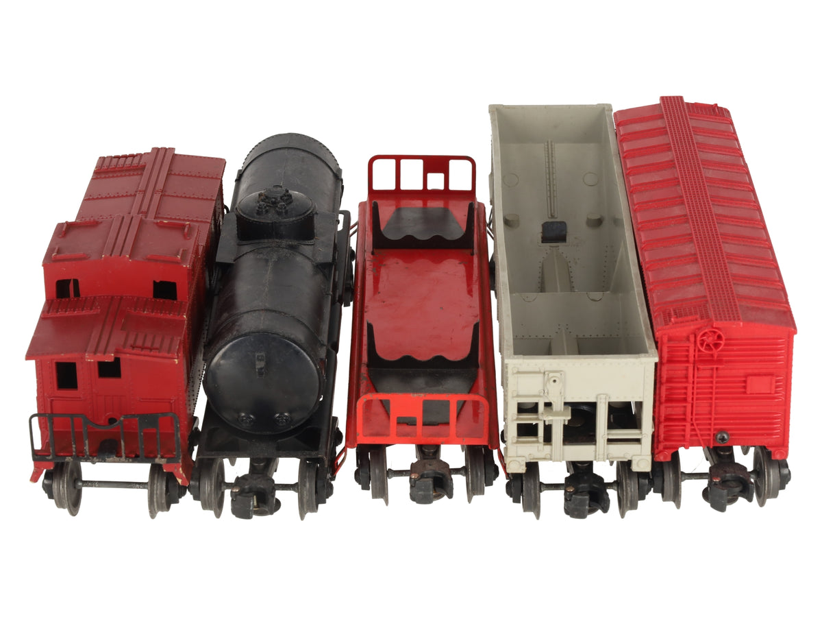 Lionel Vintage O Gauge Train Cars 6121, 6025, 6014, 6017, 25000 [5] VG