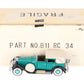 Franklin Mint B11RC34 1:43 1928 Isotta Fraschini EX/Box