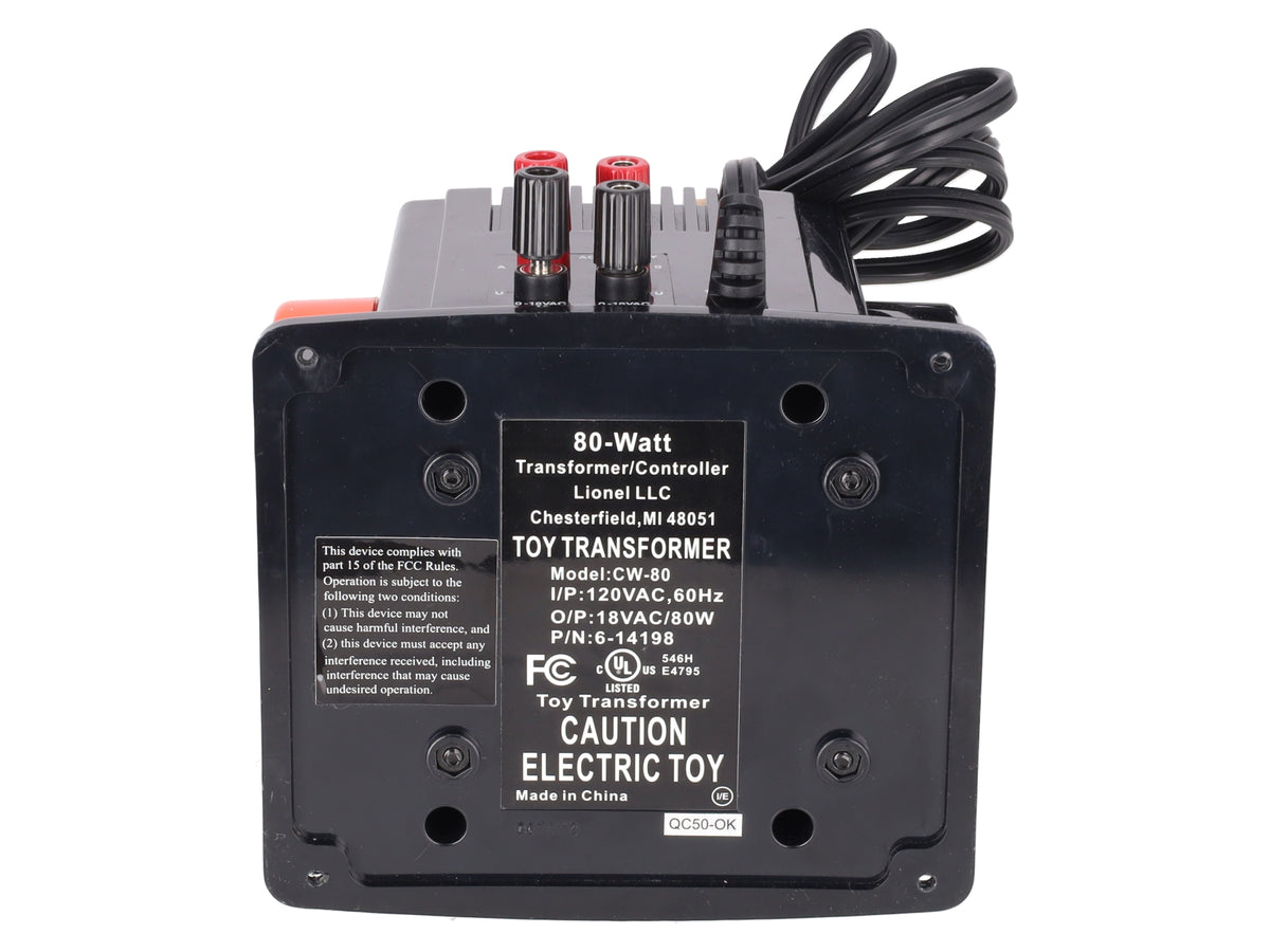 Lionel 1908080 CW80 80 Watt AC Transformer EX/Box
