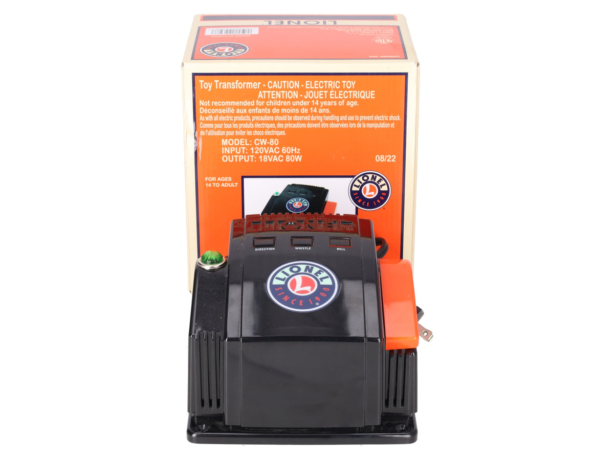 Lionel 1908080 CW80 80 Watt AC Transformer EX/Box