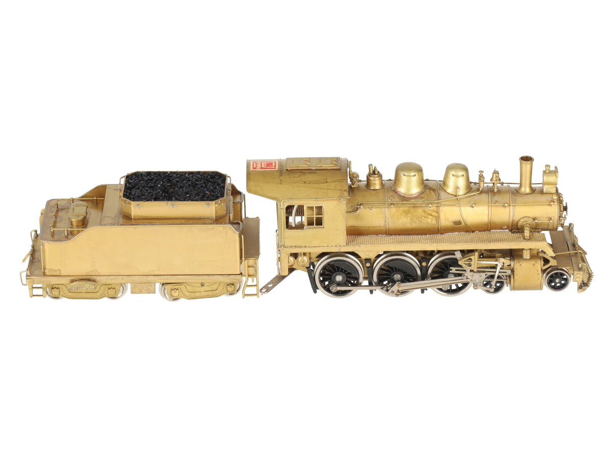 Gem Olympia 445 HO BRASS CP Class D-4g 4-6-0 Steam Loco/Tender - Unpainted VG/Box