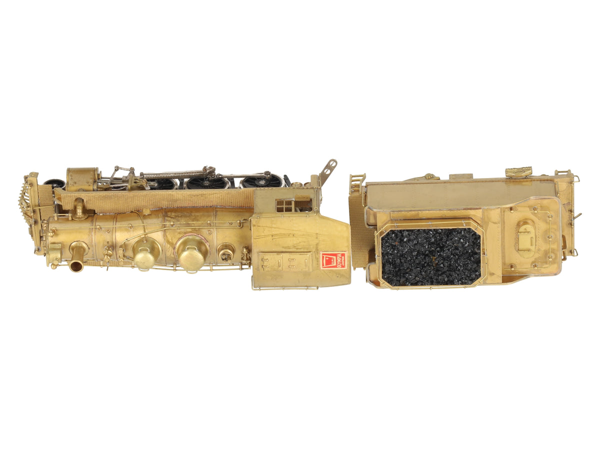 Gem Olympia 445 HO BRASS CP Class D-4g 4-6-0 Steam Loco/Tender - Unpainted VG/Box