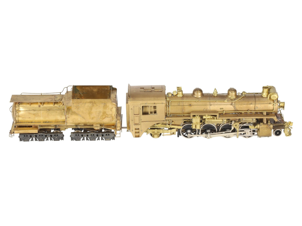 Van Hobbies HO BRASS CPR P-1d,e Mikado 2-8-2 Steam Loco/Tender - Unpainted VG/Box