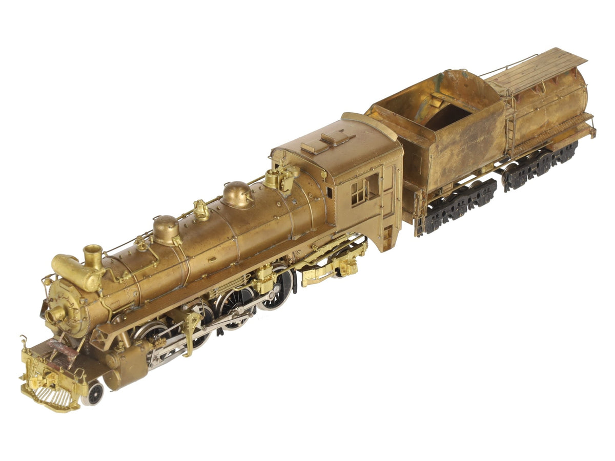 Van Hobbies HO BRASS CPR P-1d,e Mikado 2-8-2 Steam Loco/Tender - Unpainted VG/Box