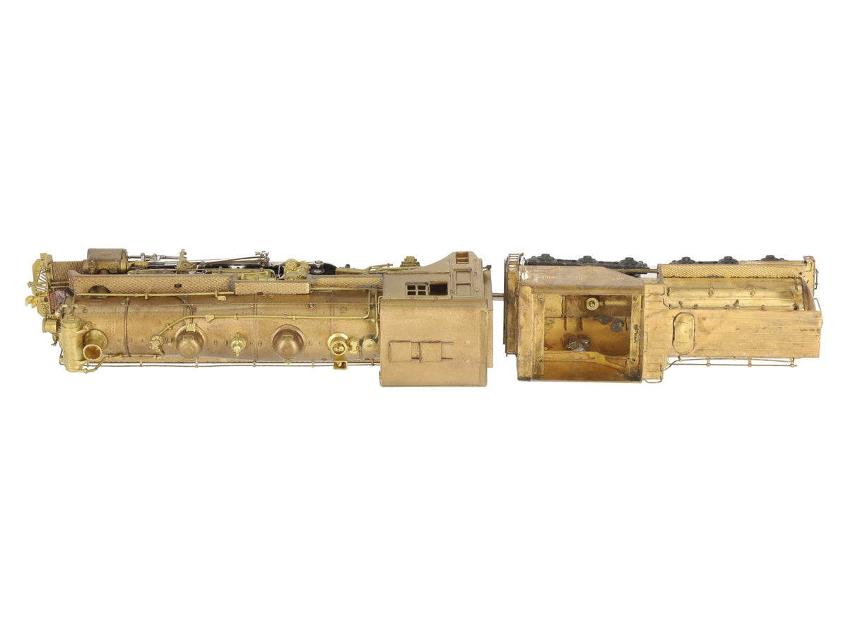 Van Hobbies HO BRASS CPR P-1d,e Mikado 2-8-2 Steam Loco/Tender - Unpainted VG/Box