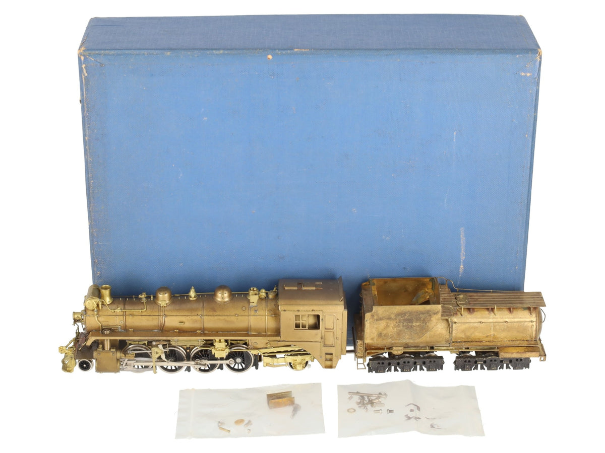 Van Hobbies HO BRASS CPR P-1d,e Mikado 2-8-2 Steam Loco/Tender - Unpainted VG/Box