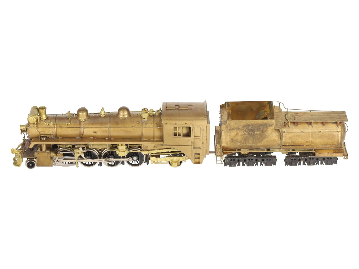 Van Hobbies HO BRASS CPR P-1d,e Mikado 2-8-2 Steam Loco/Tender - Unpainted VG/Box