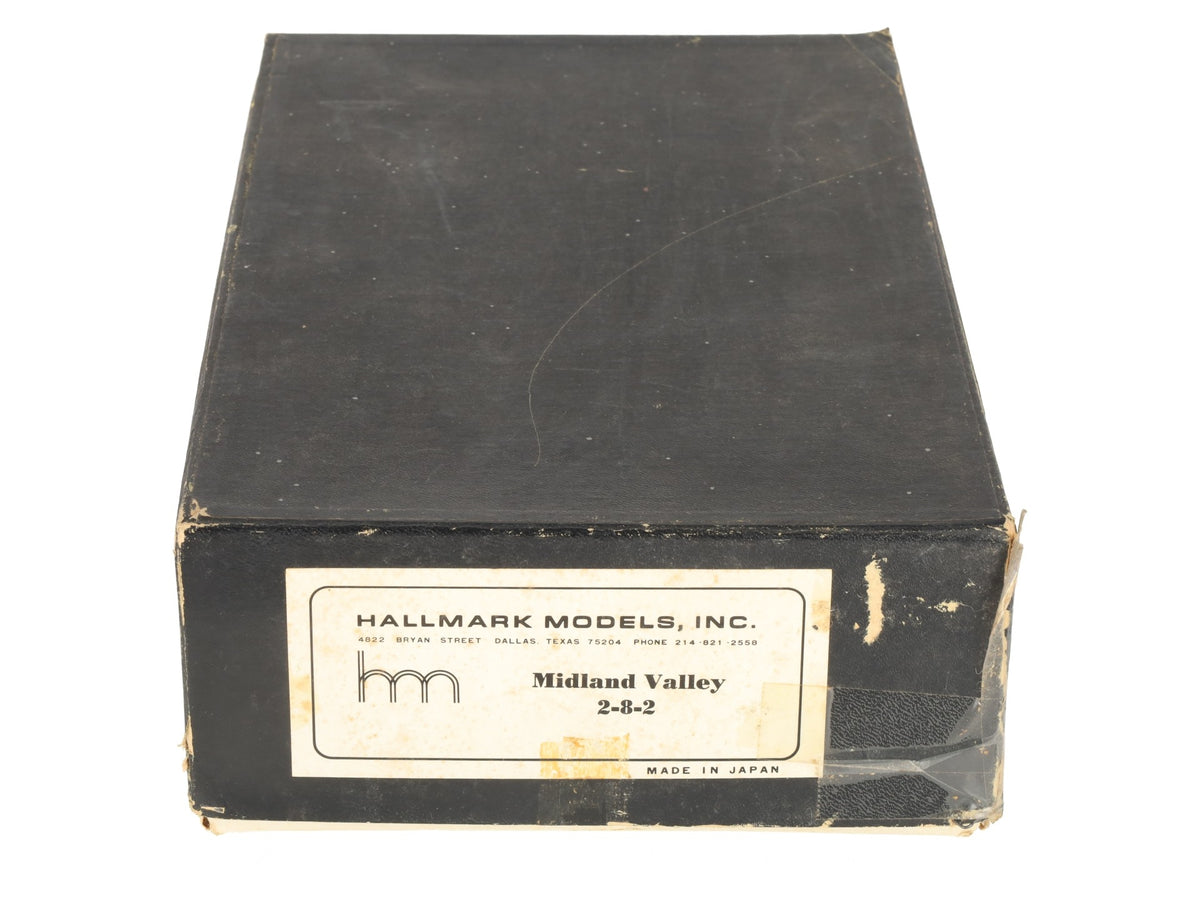 Hallmark Models HO BRASS Midland Valley 2-8-2 Steam Locomotive - Painted/Box