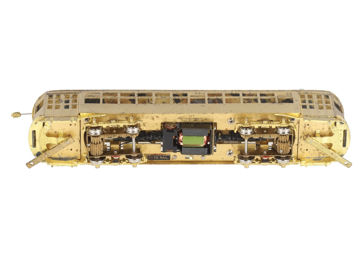 MTS Imports HO Scale BRASS Boston Type 5 Streetcar - Unpainted VG/Box
