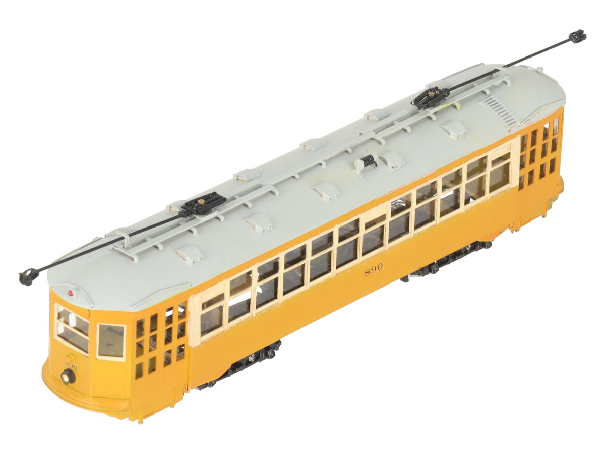 MTS Imports HO Scale BRASS Boston Type 5 Streetcar - Painted EX/Box