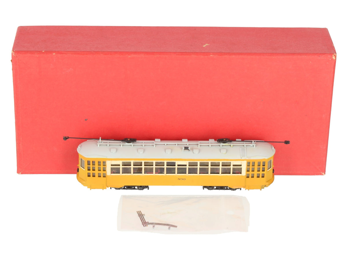 MTS Imports HO Scale BRASS Boston Type 5 Streetcar - Painted EX/Box
