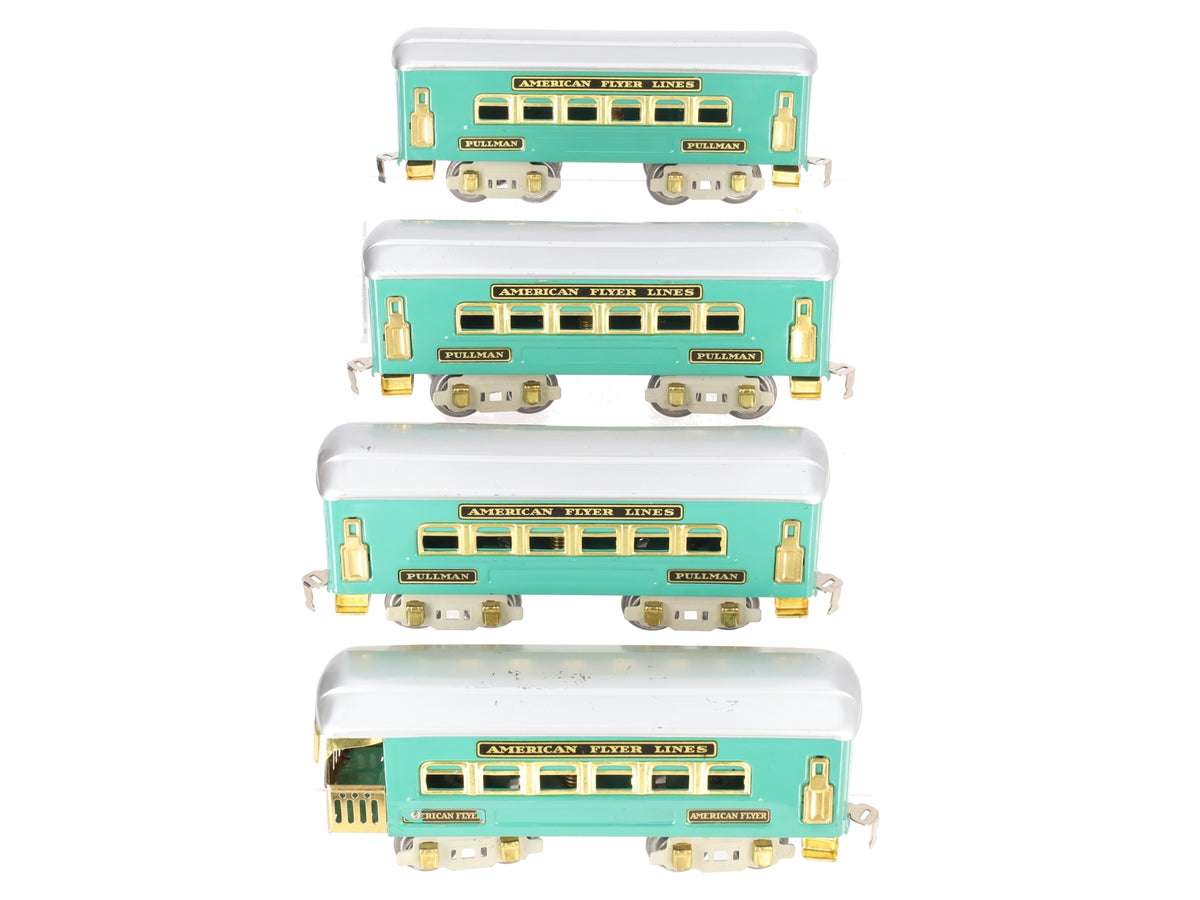 American Flyer Vintage O Prewar Tinplate Passenger Cars 3171, 3172 [4]