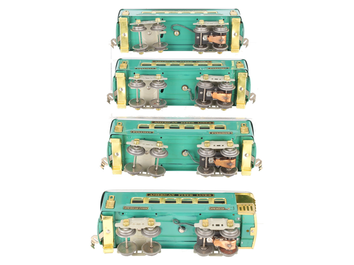 American Flyer Vintage O Prewar Tinplate Passenger Cars 3171, 3172 [4]