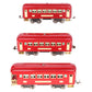 Lionel O Gauge Prewar Custom Tinplate Pullman Passenger Cars #605,605,606 [3]